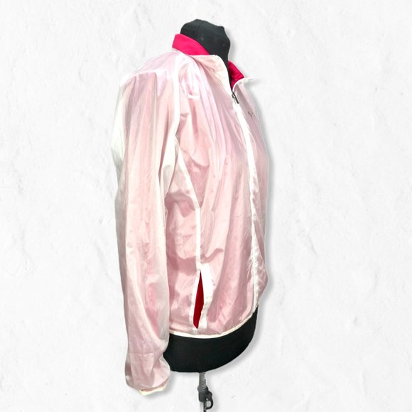 White/Pink Iridescent Puma Windbreaker XL - Picture 2 of 13